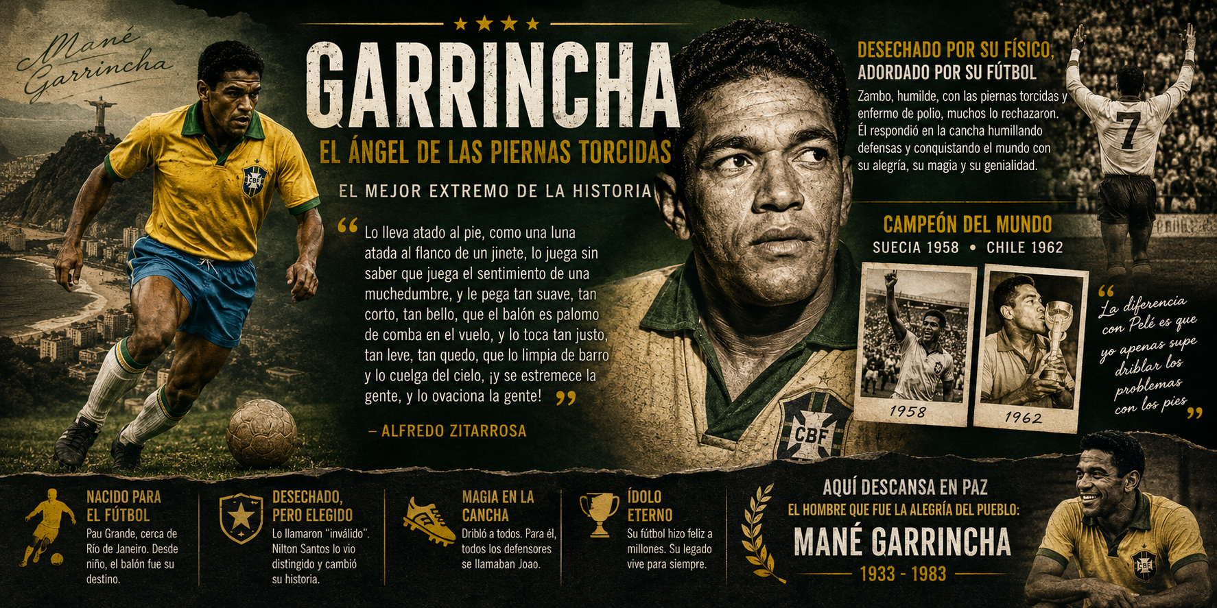 Garrincha, a alegría do povo